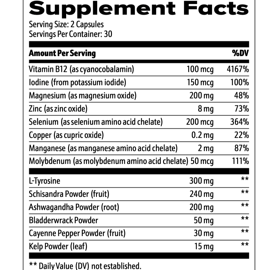 Thyro-Shield™ Natural Thyroid Supplement