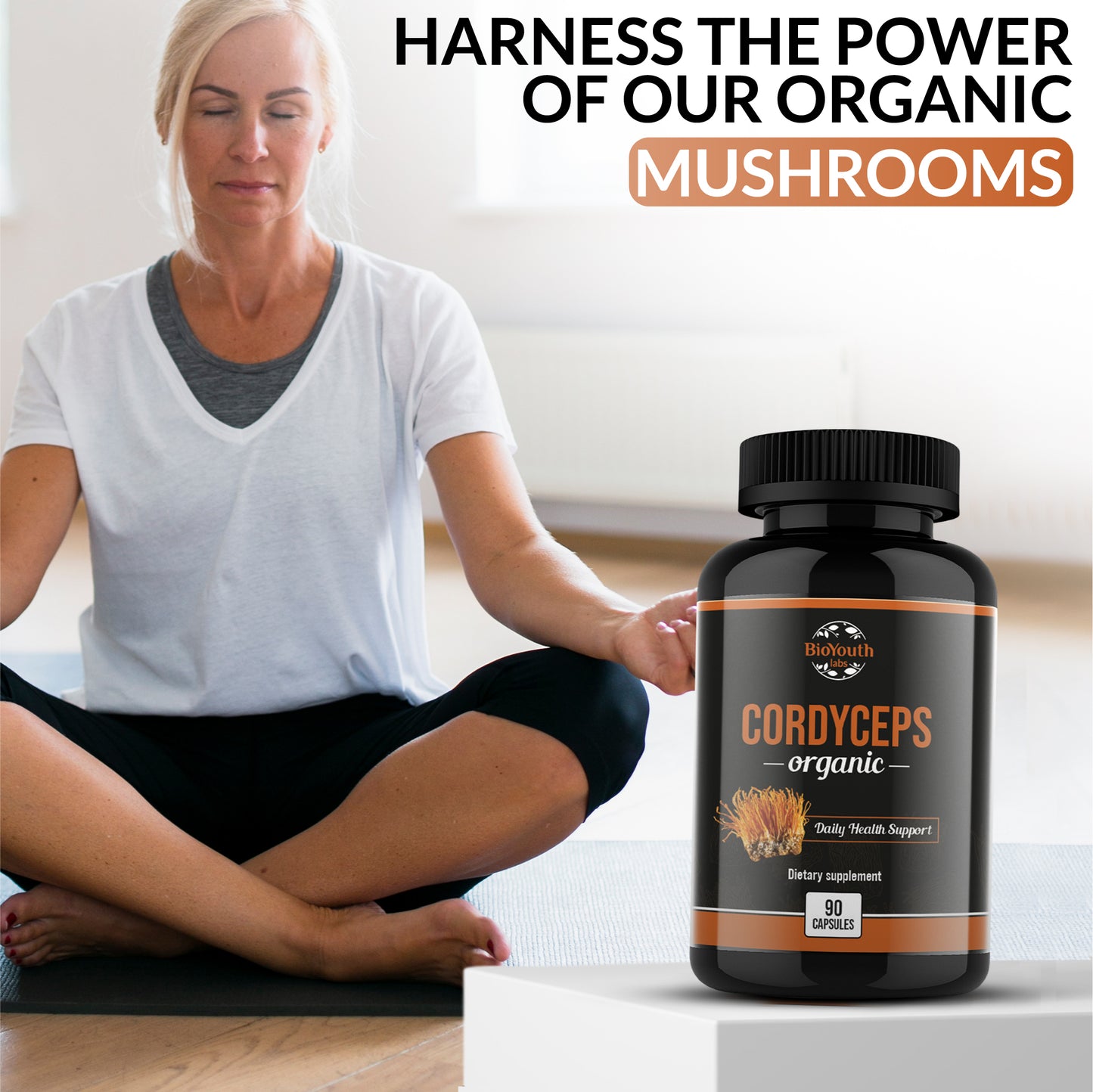 Organic Cordyceps Mushroom (Capsules)