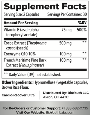 Cardio-Recover Ultra™ Natural Heart Supplement