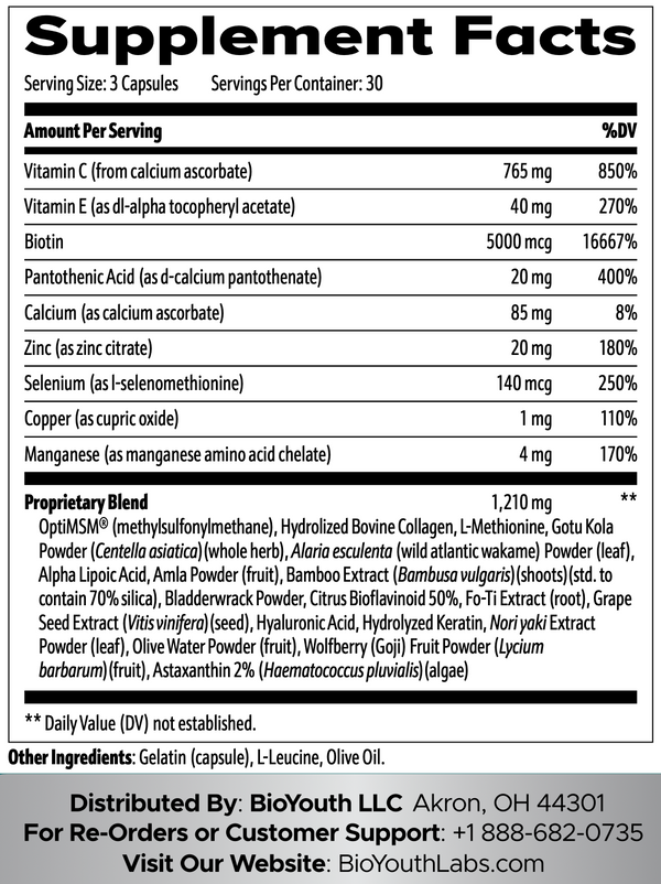 Hair-Aid™ Natural Hair Supplement