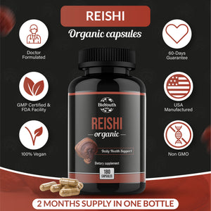 Organic Reishi Mushroom (Capsules)
