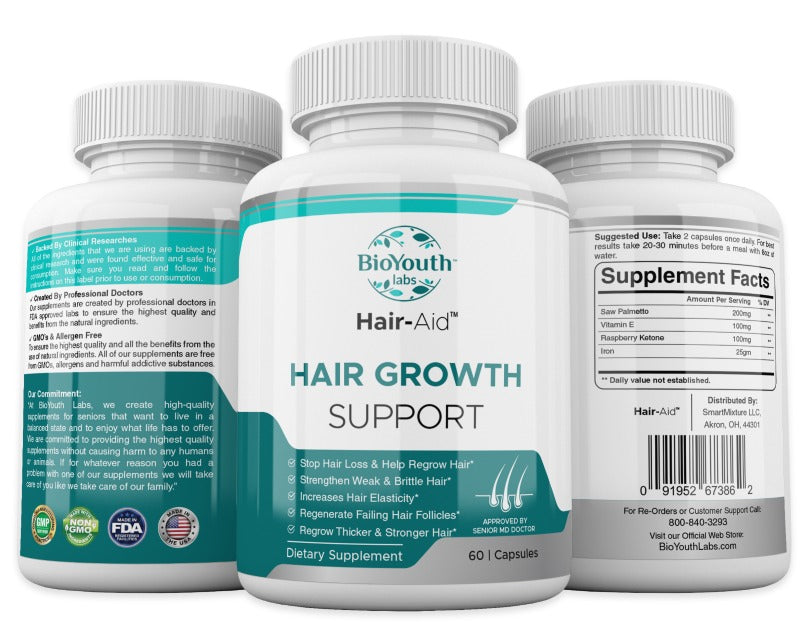 Hair-Aid™ Natural Hair Supplement
