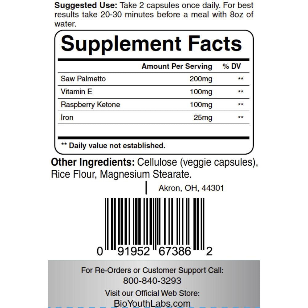  Natural Hair Supplement Facts