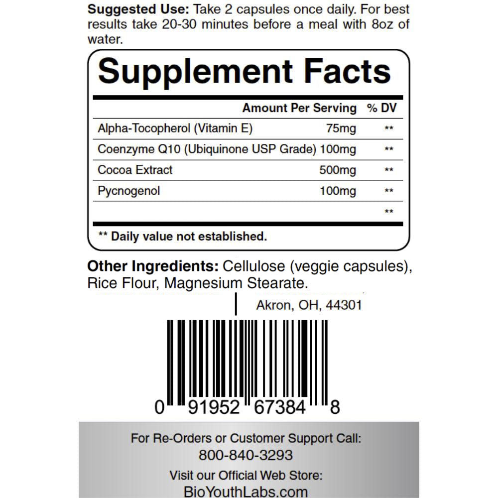 Natural Heart Supplement Facts