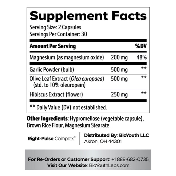 garlic blood pressure supplement